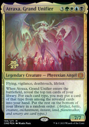 Atraxa, Grand Unifier [Phyrexia: All Will Be One Prerelease Promos] | Lots Moore NSW