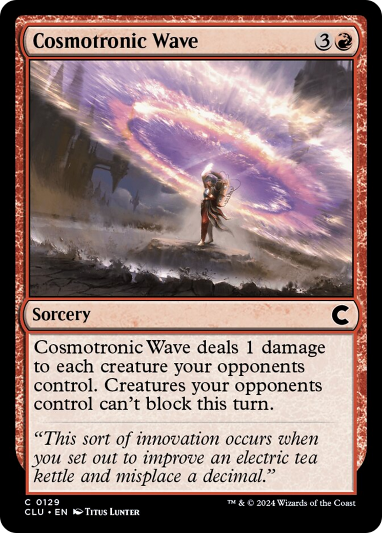 Cosmotronic Wave [Ravnica: Clue Edition] | Lots Moore NSW