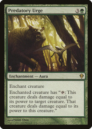 Predatory Urge [Zendikar] | Lots Moore NSW