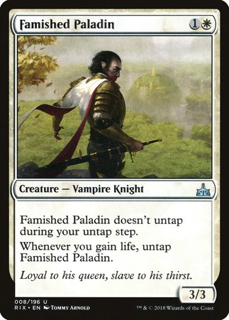 Famished Paladin [Rivals of Ixalan] | Lots Moore NSW