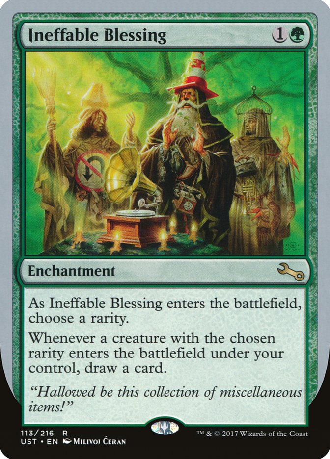 Ineffable Blessing ("choose a rarity") [Unstable] | Lots Moore NSW