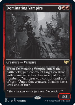 Dominating Vampire [Innistrad: Double Feature] | Lots Moore NSW
