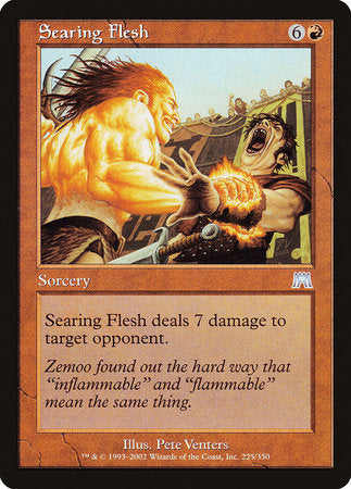Searing Flesh [Onslaught] | Lots Moore NSW