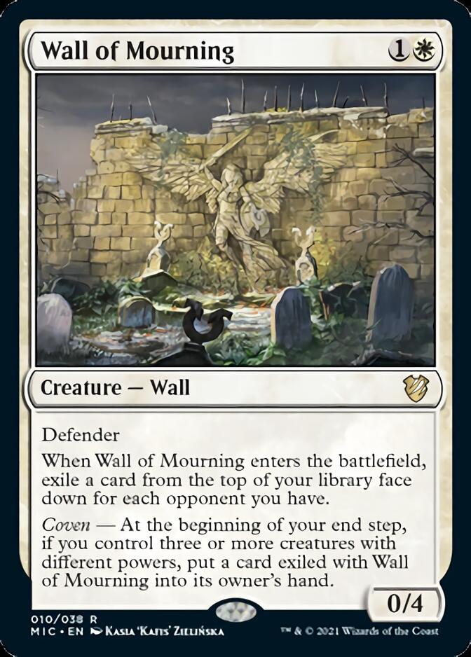 Wall of Mourning [Innistrad: Midnight Hunt Commander] | Lots Moore NSW