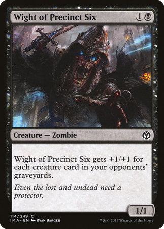 Wight of Precinct Six [Iconic Masters] | Lots Moore NSW