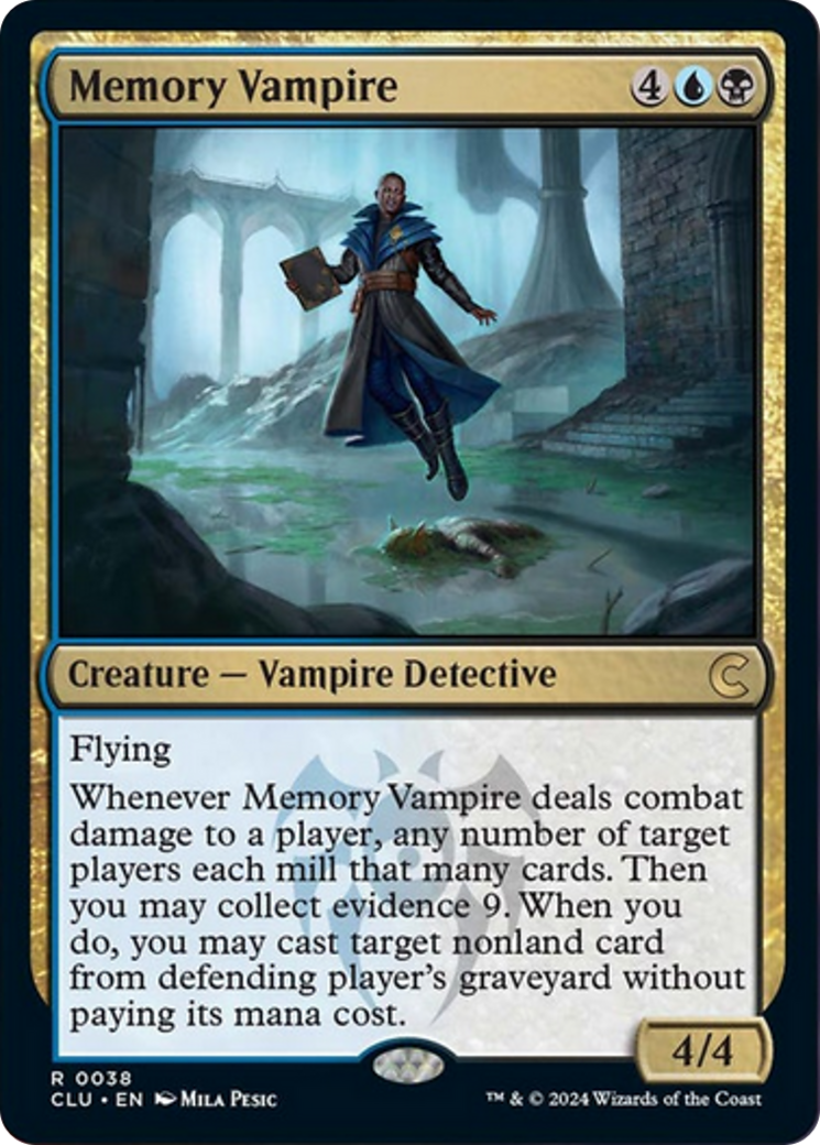 Memory Vampire [Ravnica: Clue Edition] | Lots Moore NSW