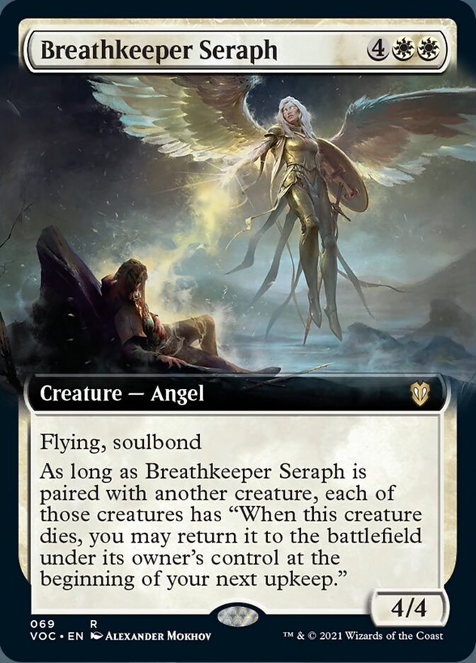 Breathkeeper Seraph (Extended) [Innistrad: Crimson Vow Commander] | Lots Moore NSW