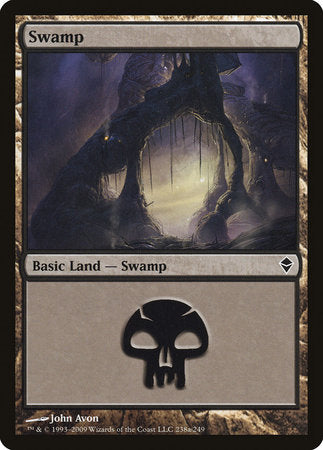 Swamp (238a) [Zendikar] | Lots Moore NSW