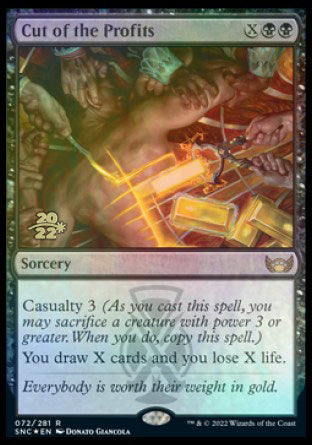 Cut of the Profits [Streets of New Capenna Prerelease Promos] | Lots Moore NSW