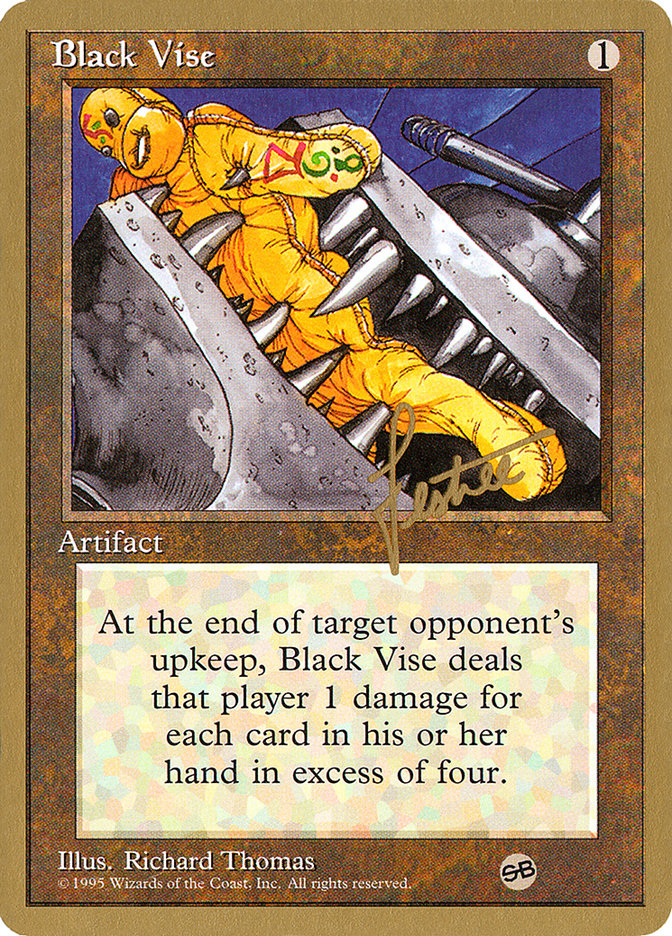 Black Vise (Bertrand Lestree) (SB) [Pro Tour Collector Set] | Lots Moore NSW