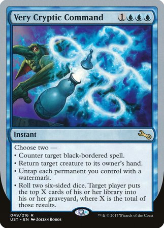 Very Cryptic Command (E) [Unstable] | Lots Moore NSW