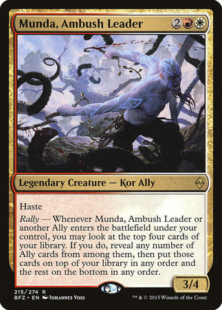 Munda, Ambush Leader [Battle for Zendikar] | Lots Moore NSW