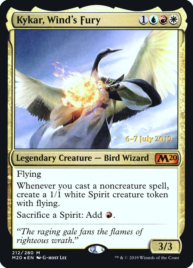 Kykar, Wind's Fury  [Core Set 2020 Prerelease Promos] | Lots Moore NSW