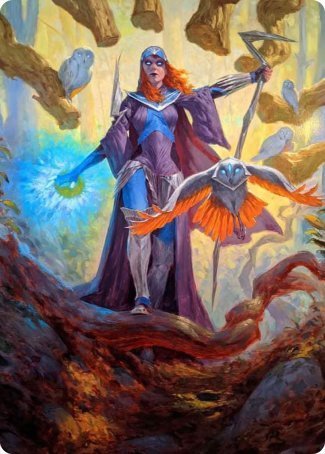 Kasmina, Enigma Sage Art Card [Strixhaven: School of Mages Art Series] | Lots Moore NSW