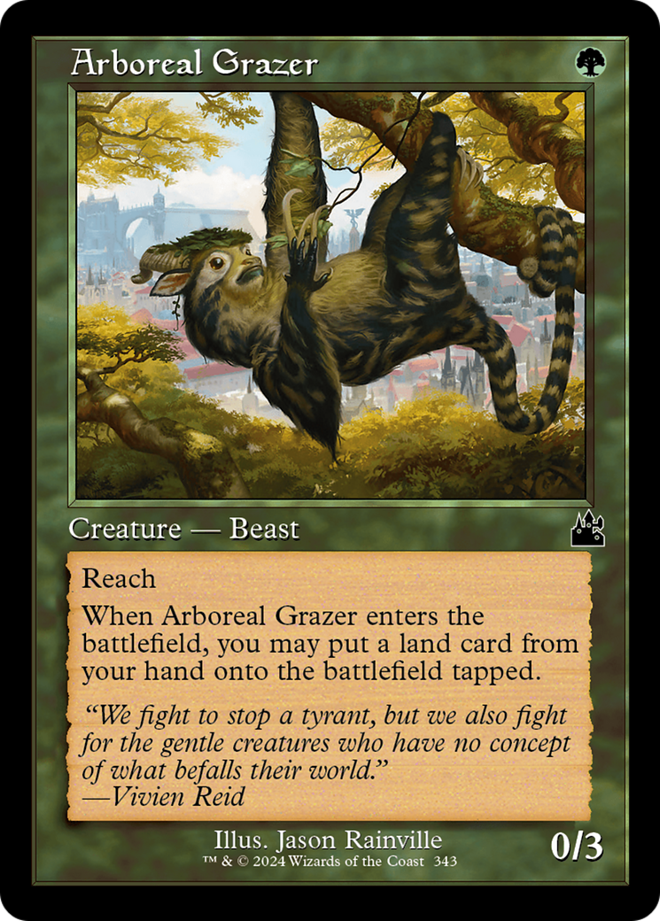 Arboreal Grazer (Retro Frame) [Ravnica Remastered] | Lots Moore NSW