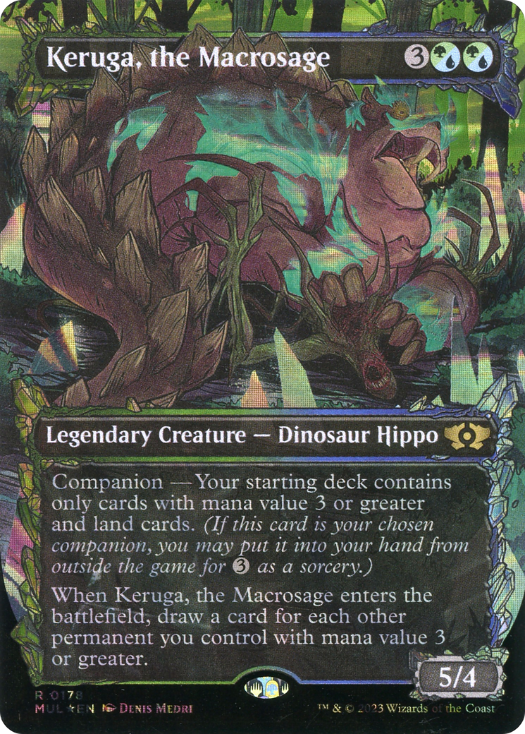 Keruga, the Macrosage (Halo Foil) [Multiverse Legends] | Lots Moore NSW