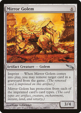 Mirror Golem [Mirrodin] | Lots Moore NSW