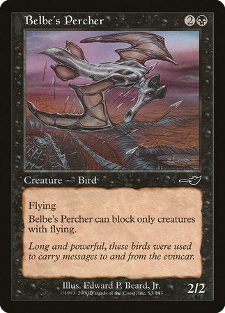 Belbe's Percher [Nemesis] | Lots Moore NSW