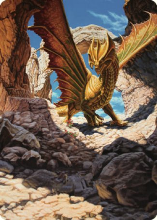 Ancient Brass Dragon Art Card (02) [Commander Legends: Battle for Baldur's Gate Art Series] | Lots Moore NSW