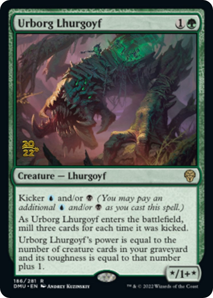 Urborg Lhurgoyf [Dominaria United Prerelease Promos] | Lots Moore NSW