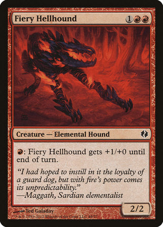 Fiery Hellhound [Duel Decks: Venser vs. Koth] | Lots Moore NSW