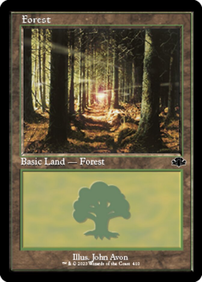 Forest (410) (Retro) [Dominaria Remastered] | Lots Moore NSW