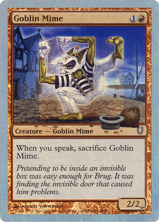 Goblin Mime (Alternate Foil) [Unhinged] | Lots Moore NSW