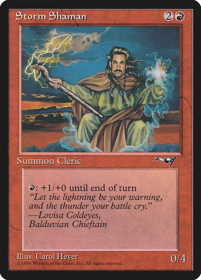 Storm Shaman (Male) [Alliances] | Lots Moore NSW