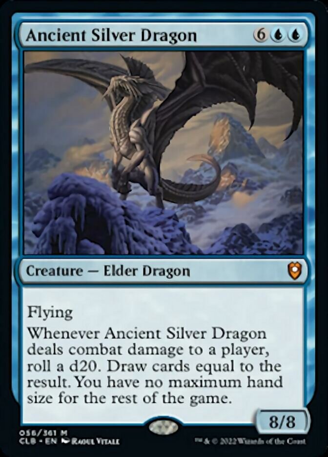 Ancient Silver Dragon [Commander Legends: Battle for Baldur's Gate] | Lots Moore NSW