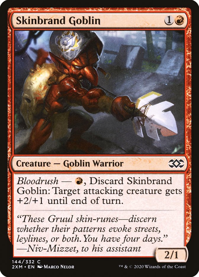 Skinbrand Goblin [Double Masters] | Lots Moore NSW