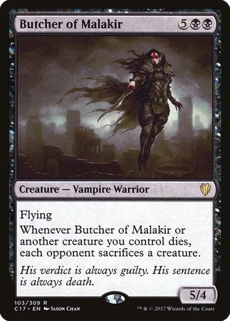 Butcher of Malakir [Commander 2017] | Lots Moore NSW