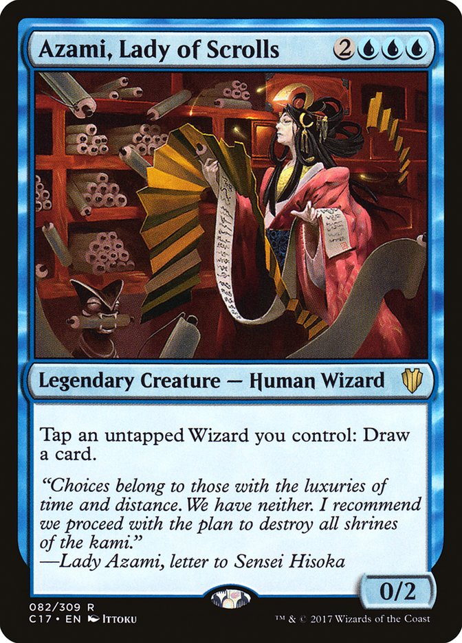 Azami, Lady of Scrolls [Commander 2017] | Lots Moore NSW