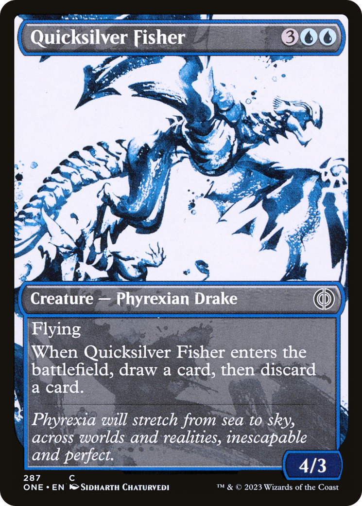 Quicksilver Fisher (Showcase Ichor) [Phyrexia: All Will Be One] | Lots Moore NSW