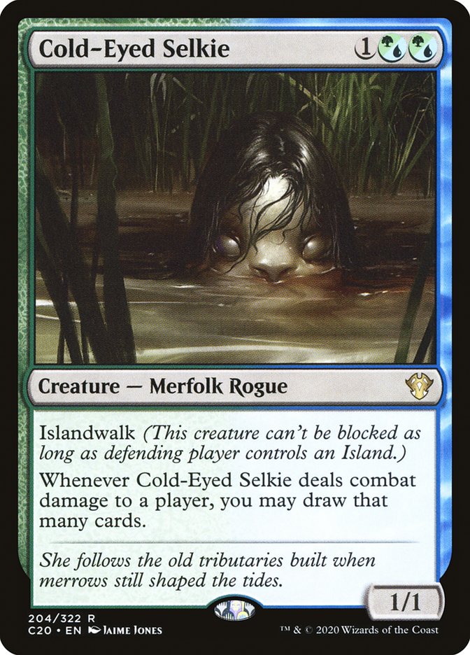 Cold-Eyed Selkie [Commander 2020] | Lots Moore NSW
