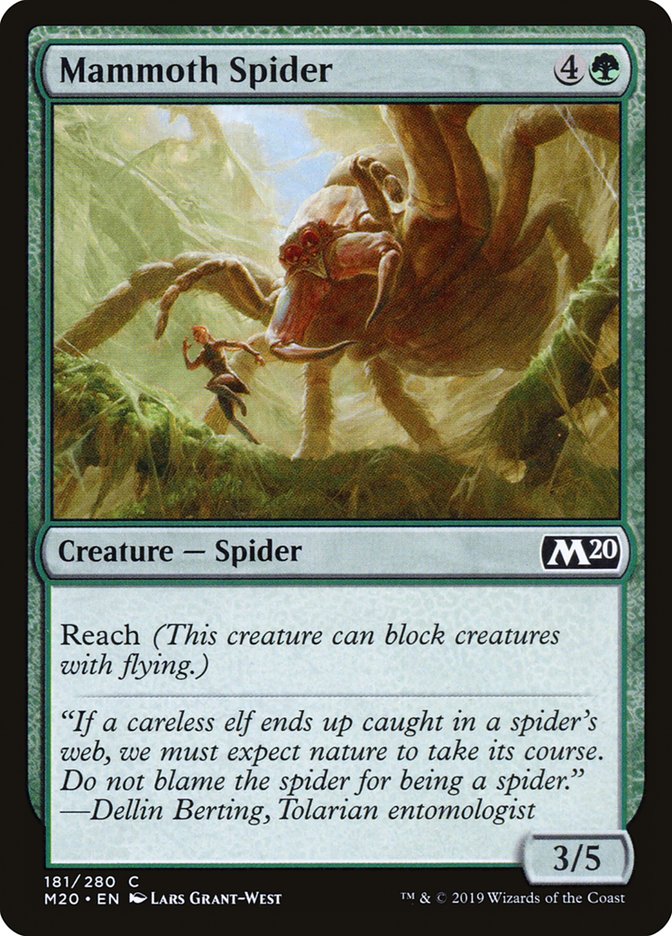 Mammoth Spider [Core Set 2020] | Lots Moore NSW