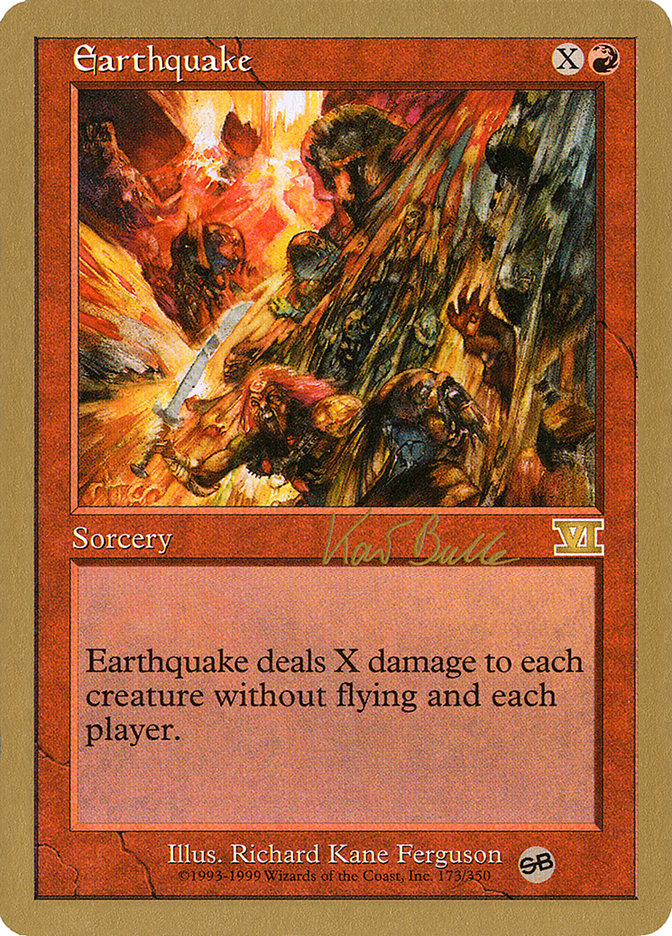 Earthquake (Kai Budde) (SB) [World Championship Decks 1999] | Lots Moore NSW