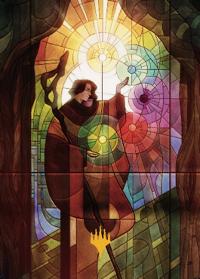 Jodah, the Unifier Art Card (Gold-Stamped Signature) [Dominaria United Art Series] | Lots Moore NSW