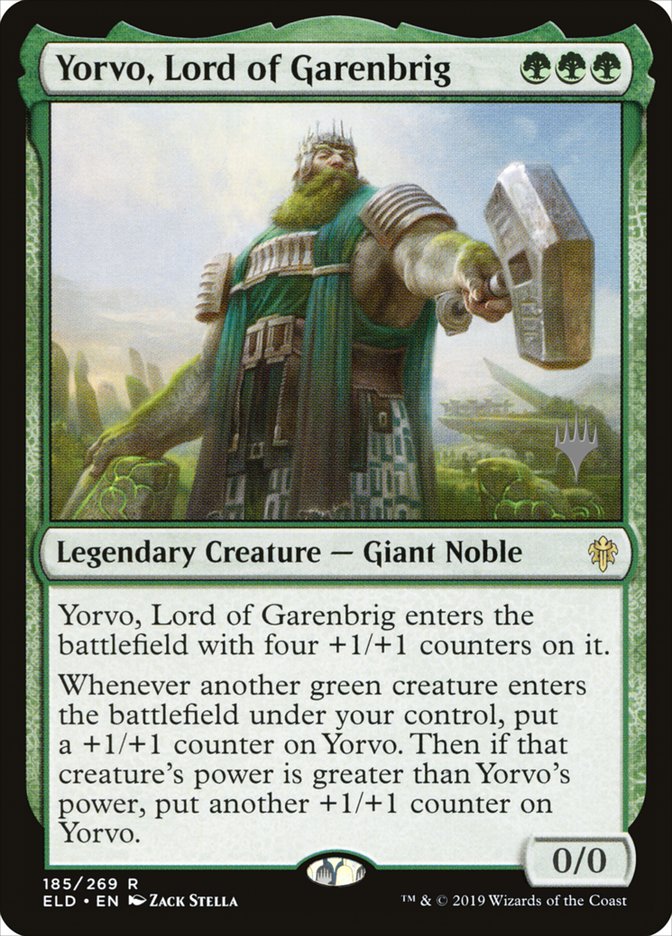 Yorvo, Lord of Garenbrig (Promo Pack) [Throne of Eldraine Promos] | Lots Moore NSW