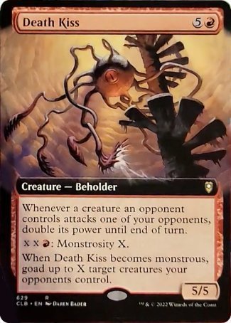 Death Kiss (Extended Art) [Commander Legends: Battle for Baldur's Gate] | Lots Moore NSW
