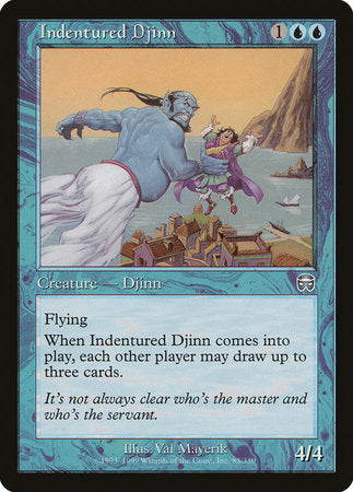 Indentured Djinn [Mercadian Masques] | Lots Moore NSW