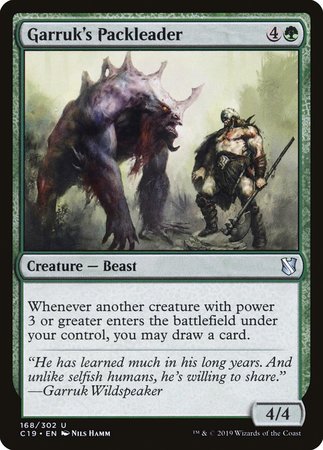 Garruk's Packleader [Commander 2019] | Lots Moore NSW