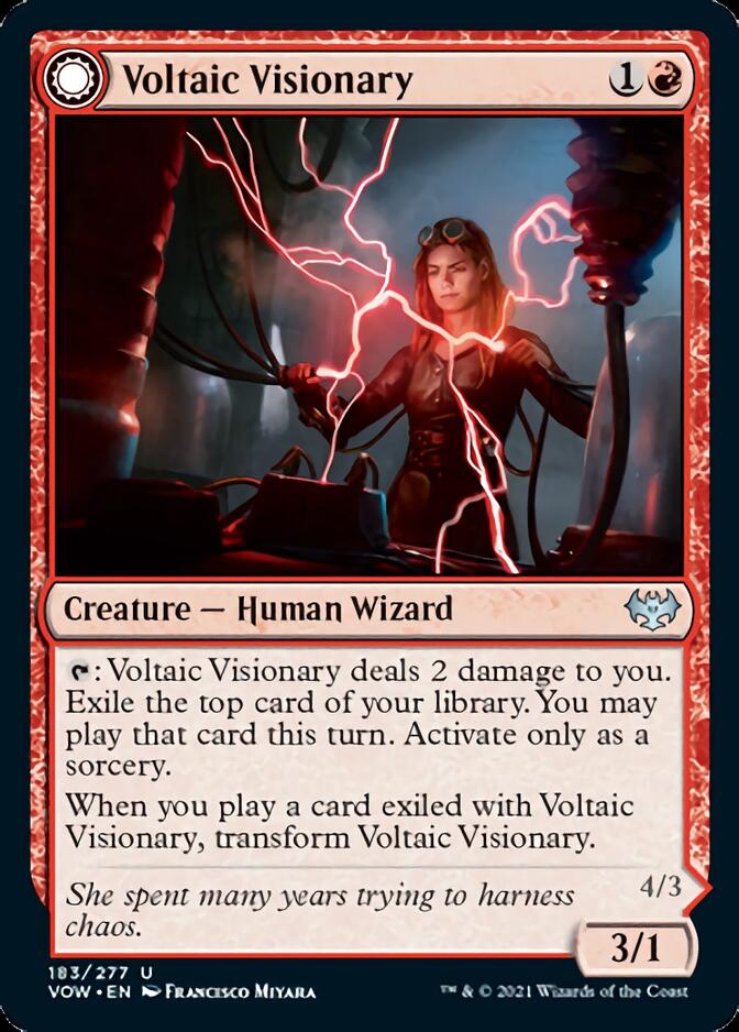 Voltaic Visionary // Volt-Charged Berserker [Innistrad: Crimson Vow] | Lots Moore NSW