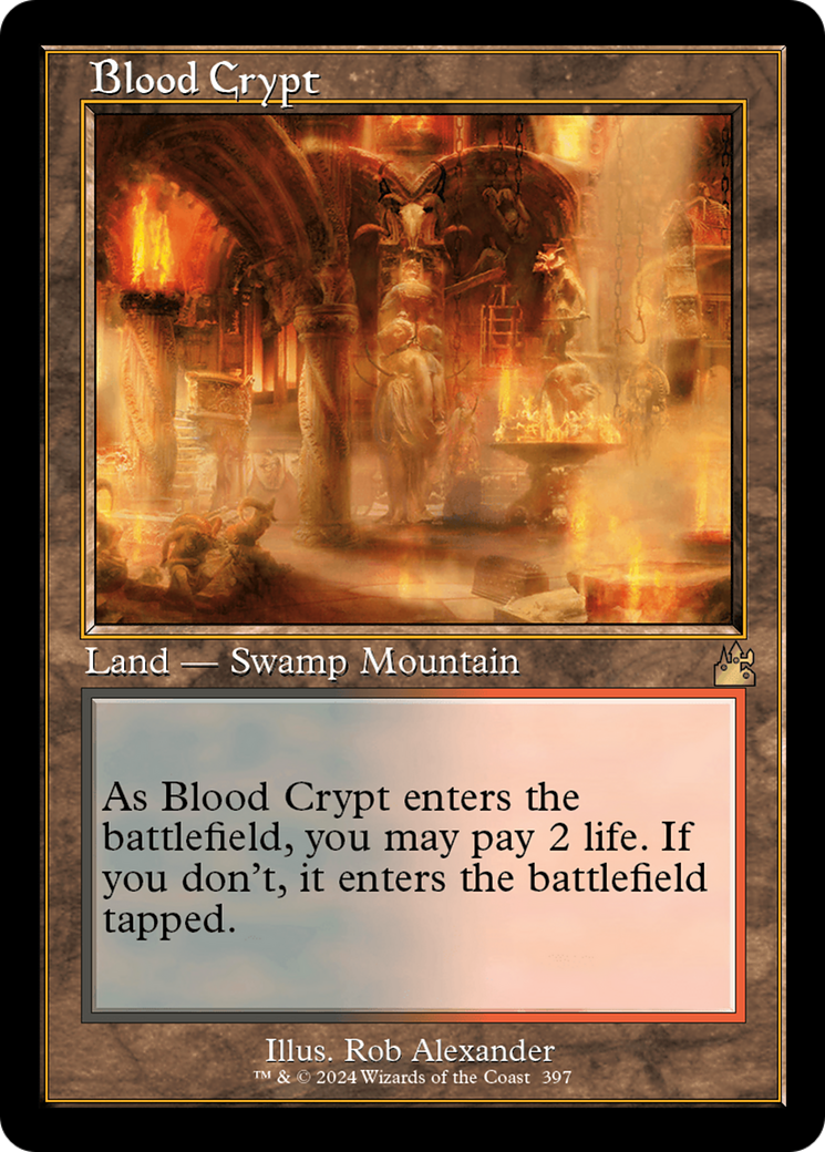 Blood Crypt (Retro) [Ravnica Remastered] | Lots Moore NSW