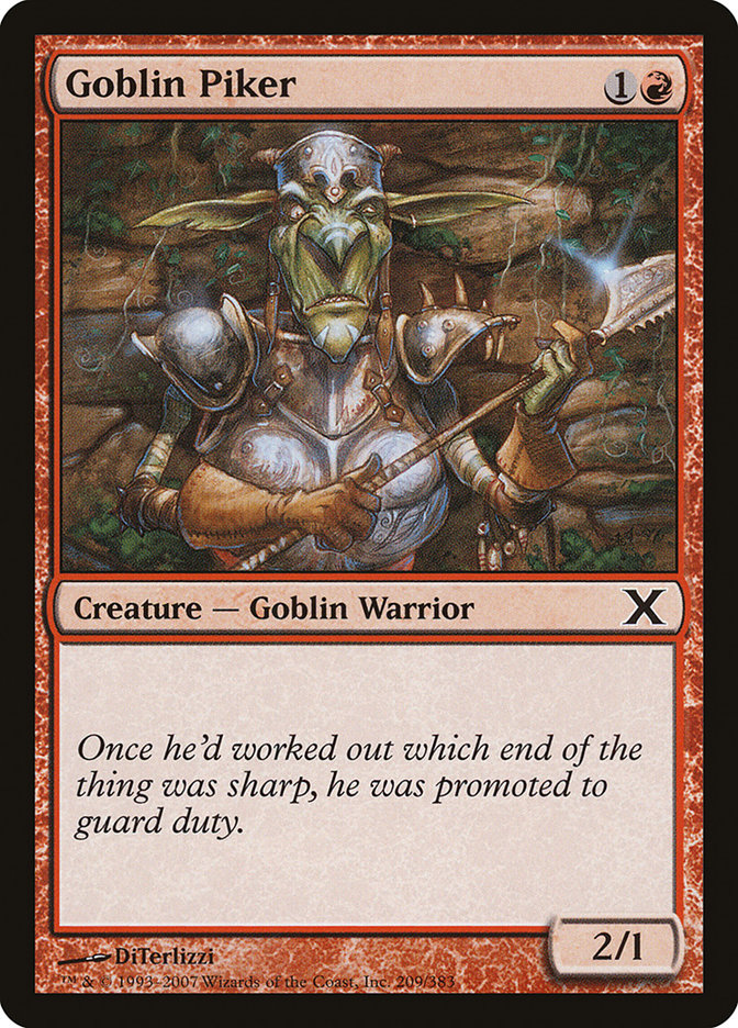 Goblin Piker [Tenth Edition] | Lots Moore NSW