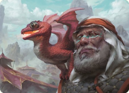 Dragon Whelp Art Card [Dominaria United Art Series] | Lots Moore NSW