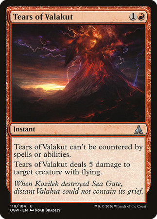 Tears of Valakut [Oath of the Gatewatch] | Lots Moore NSW