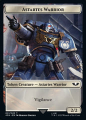 Astartes Warrior (001) // Clue Double-sided Token [Universes Beyond: Warhammer 40,000 Tokens] | Lots Moore NSW