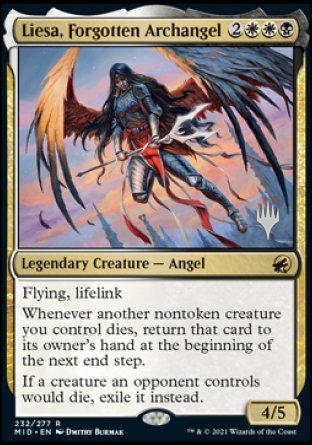 Liesa, Forgotten Archangel (Promo Pack) [Innistrad: Midnight Hunt Promos] | Lots Moore NSW