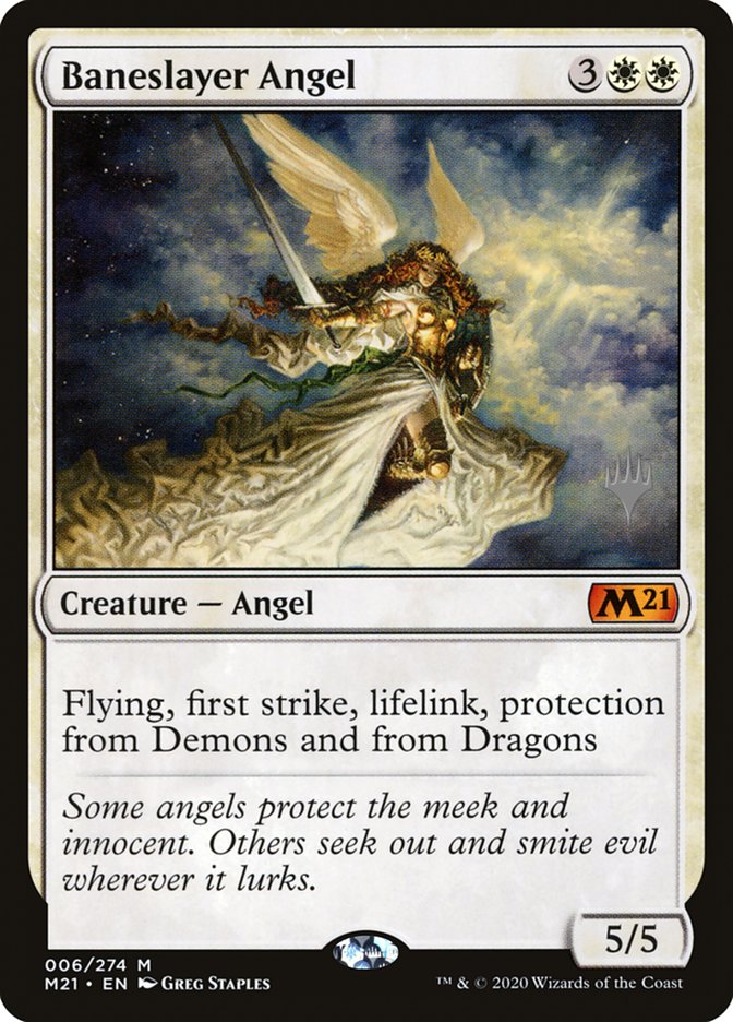 Baneslayer Angel (Promo Pack) [Core Set 2021 Promos] | Lots Moore NSW