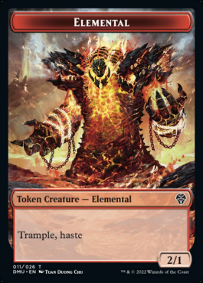 Elemental Token [Dominaria United Tokens] | Lots Moore NSW